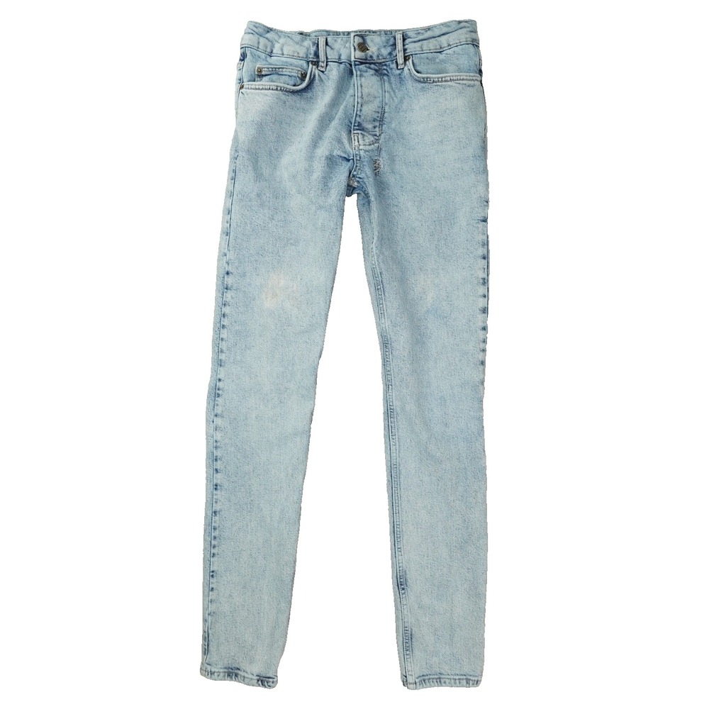 Ksubi Button Fly Slim Fit Jeans Men's 30x32 Light Wash Blue Chitch Streetwear